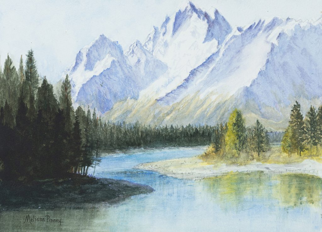 Lakeview of the Teton Mountains