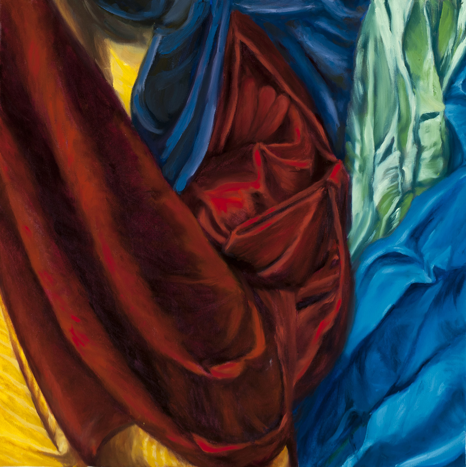 Fabric Draped on the Wall