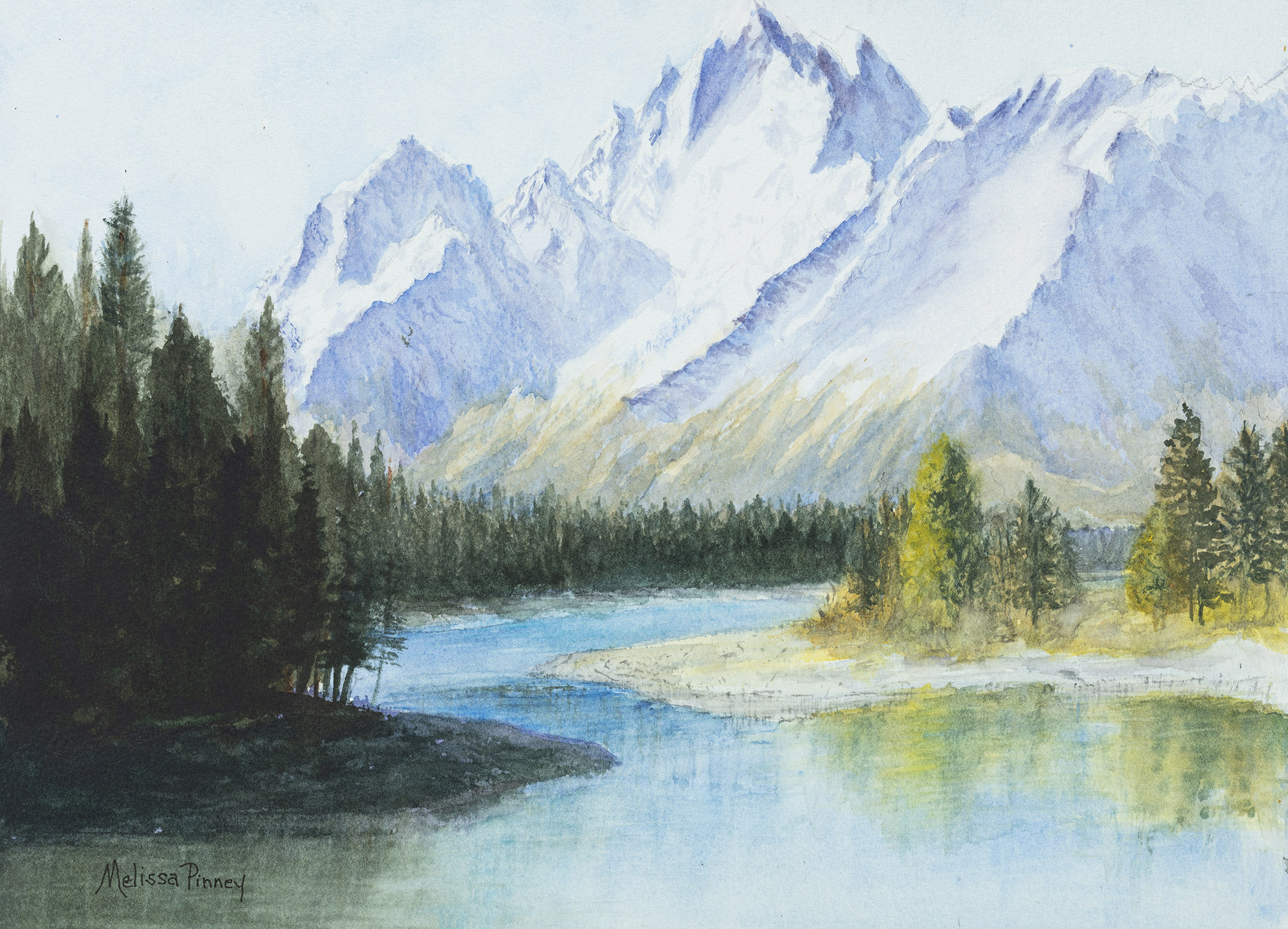 Lake View of the Teton Mountains